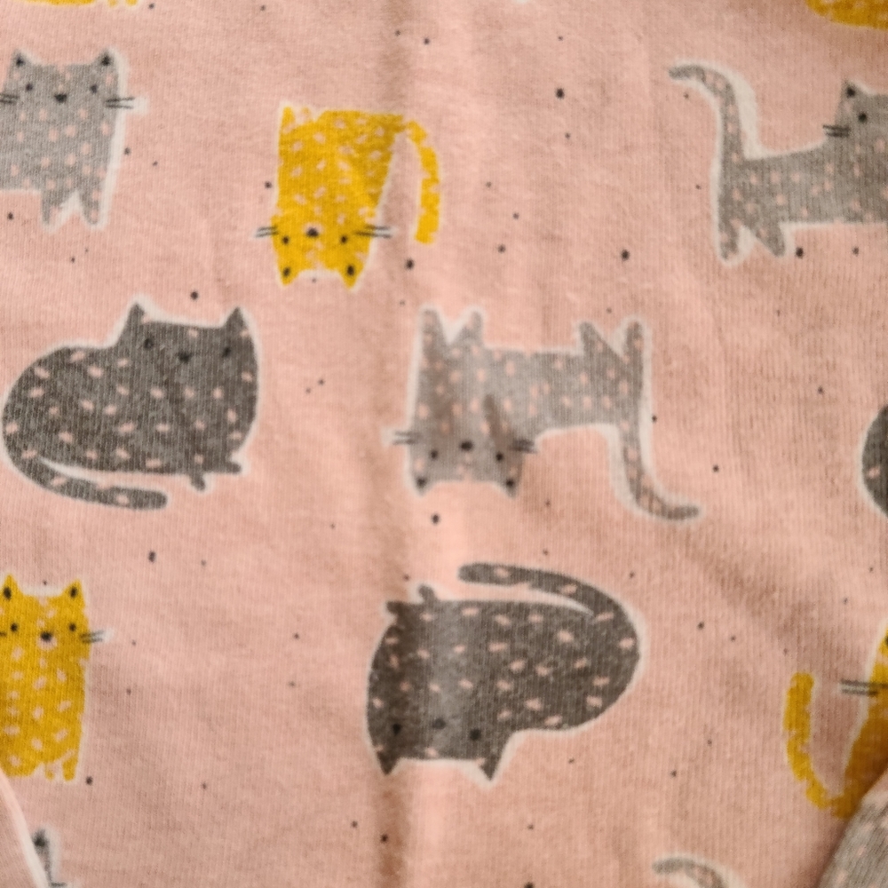 Toddler Girl's Kitty Pajamas - Picture 4 of 5